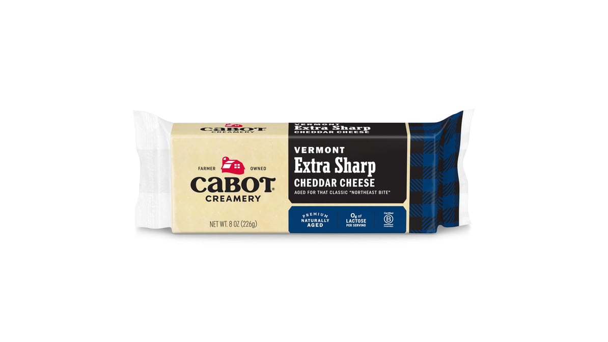 Cabot Vermont Extra Sharp Cheddar Cheese (8 oz)