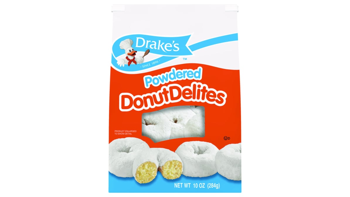 Drake's Powdered Family Pack Delites Donuts (10 oz)