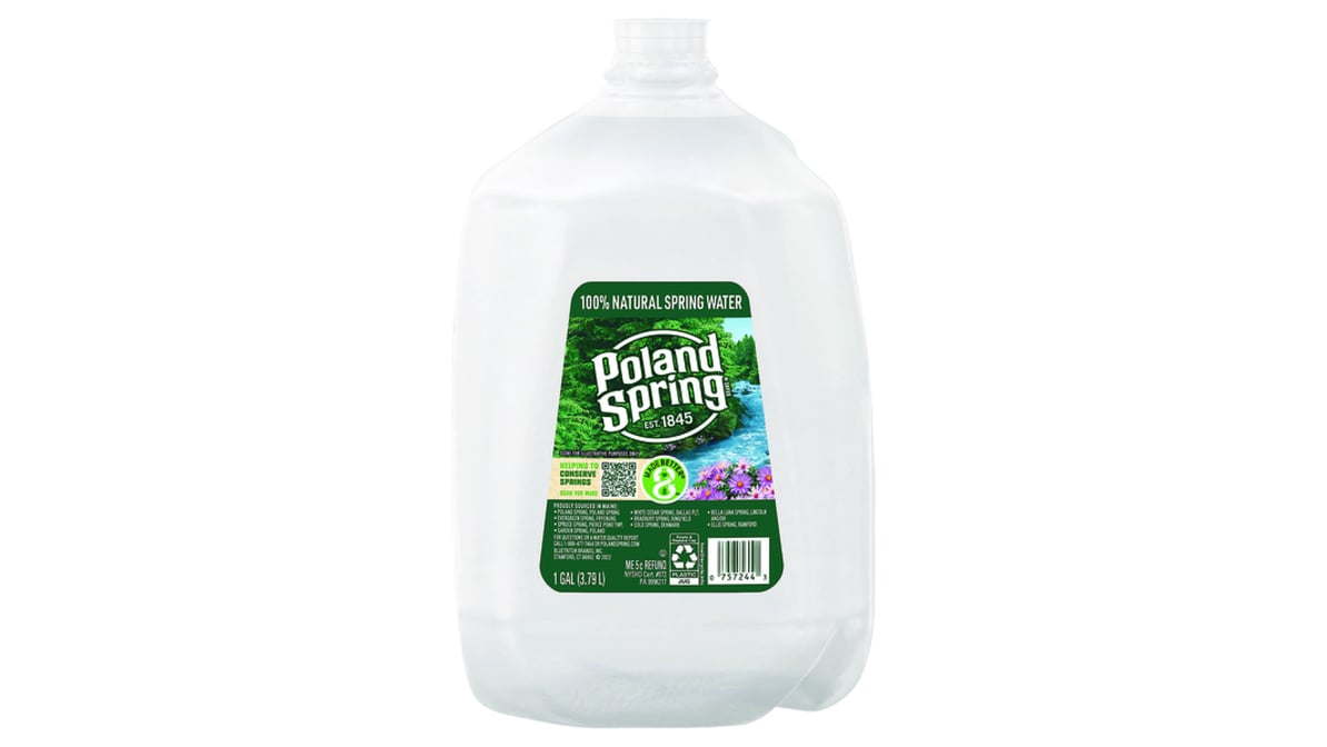 Poland Spring 100% Natural Spring Water Plastic Jug (1 gal)