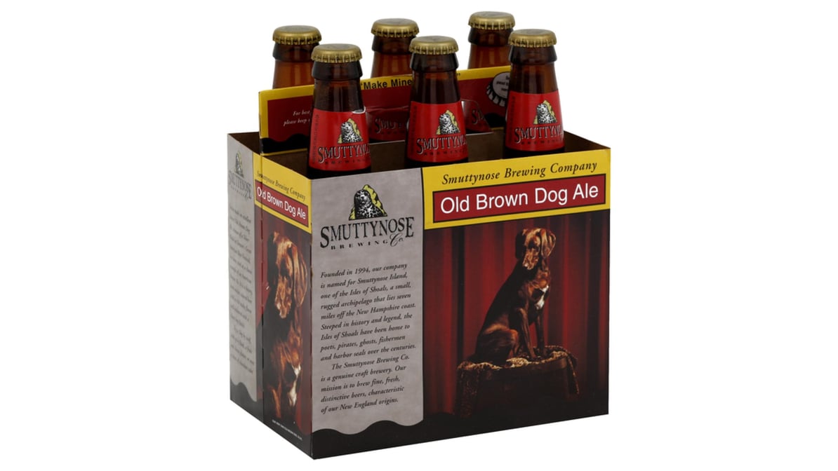 Smuttynose Brewing Company Old Brown Dog Ale Bottles (12 oz x 6 ct)
