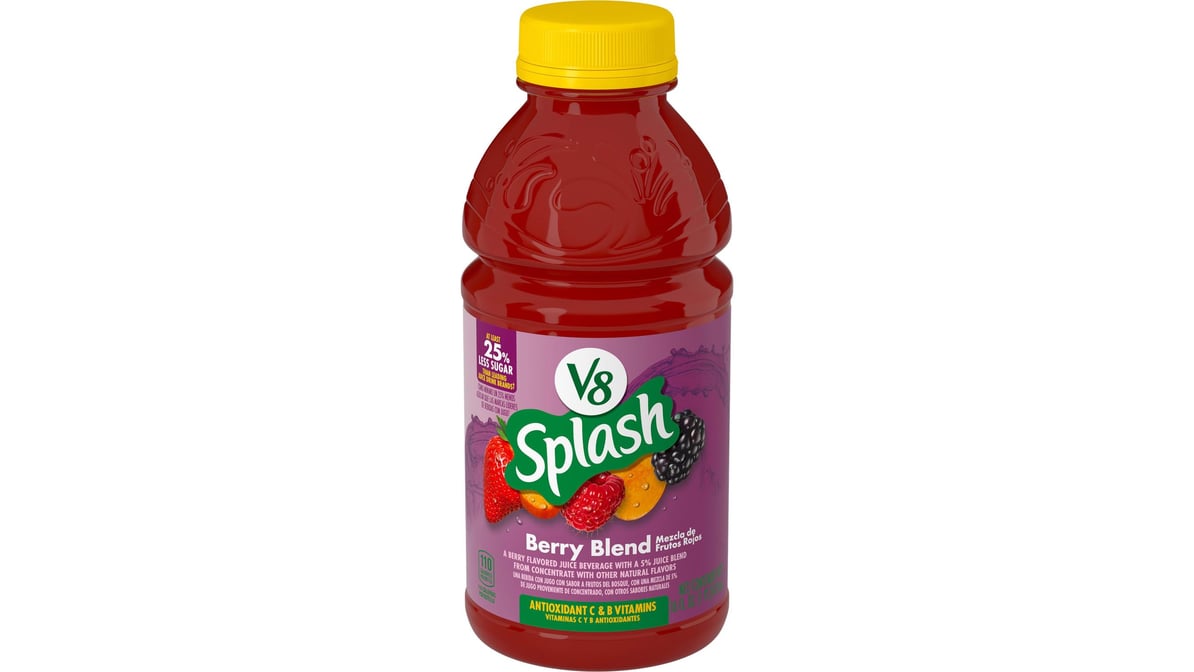 V8 Splash Berry Blend Fruit Juice (16 oz)