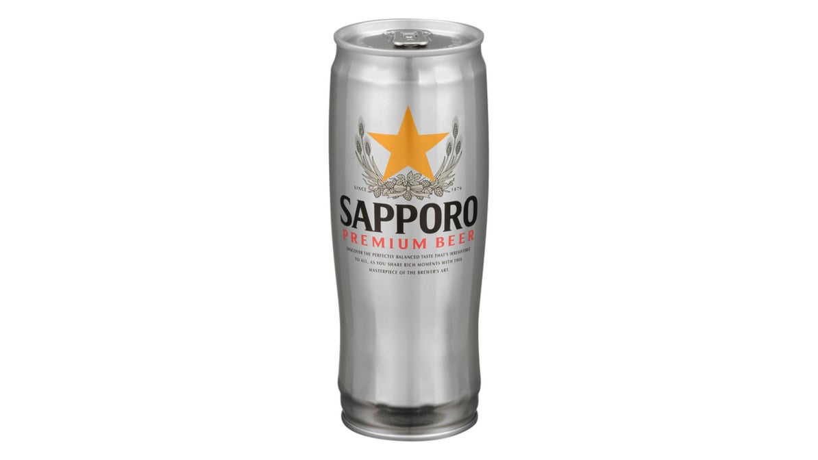 Sapporo Premium Beer Can (22 oz)