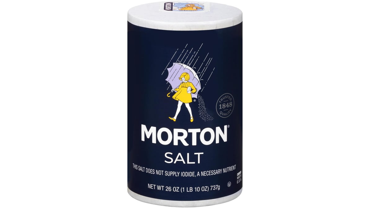 Morton Plain Table Salt (26 oz)