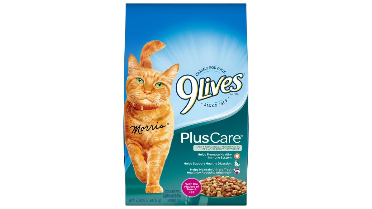 9Lives PlusCare Grilled Tuna & Egg Flavor Dry Cat Food (50.4 oz)