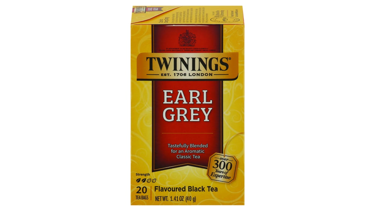 Twinings Earl Grey Black Tea Bags (20 ct)