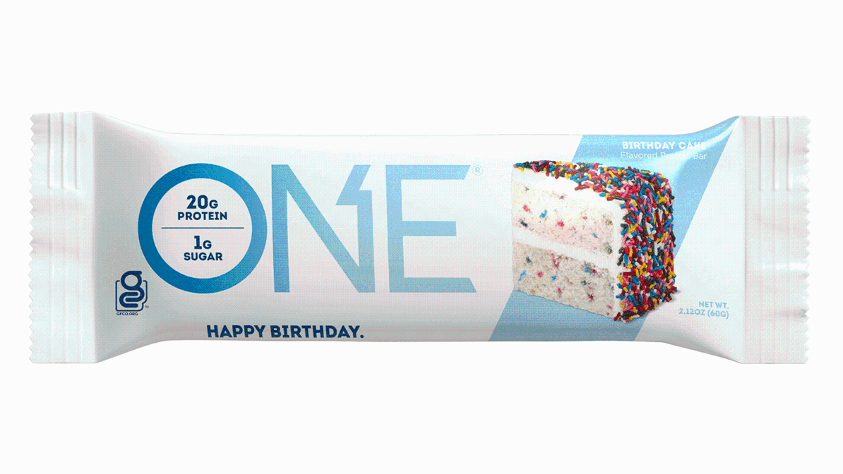 One Birthday Cake Flavored Protein Bar (2.12 oz)