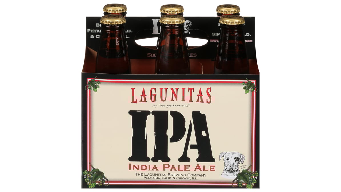 Lagunitas IPA Bottles (12 oz x 6 ct)