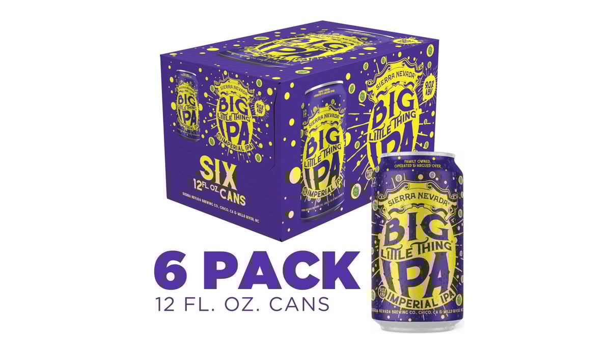 Sierra Nevada Big Little Thing Imperial IPA Cans (12 oz x 6 ct)