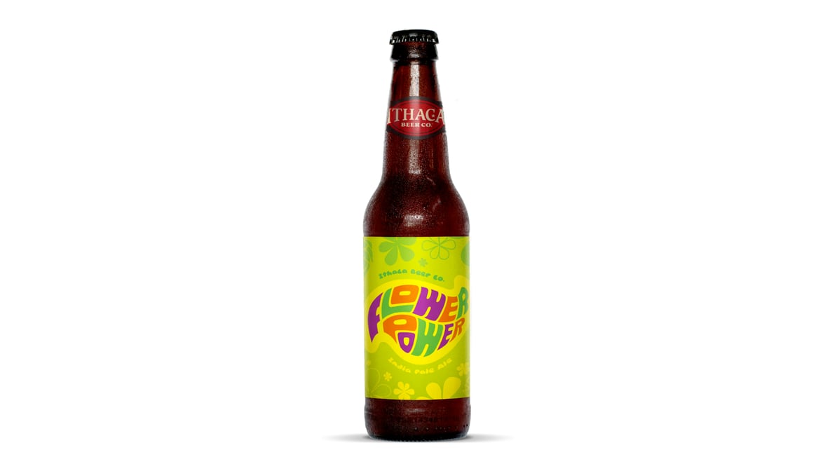 Ithaca Flower Power Single IPA Bottle (12 oz)