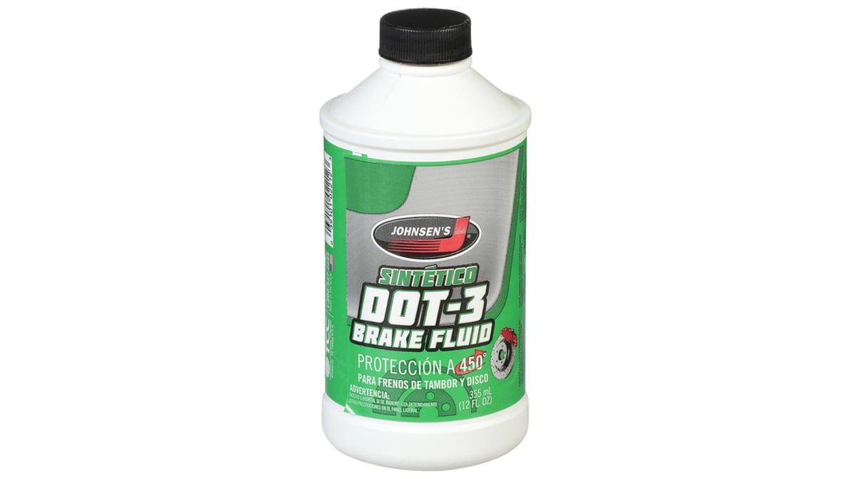 Johnsen's Synthetic Dot-3 Brake Fluid (12 oz)