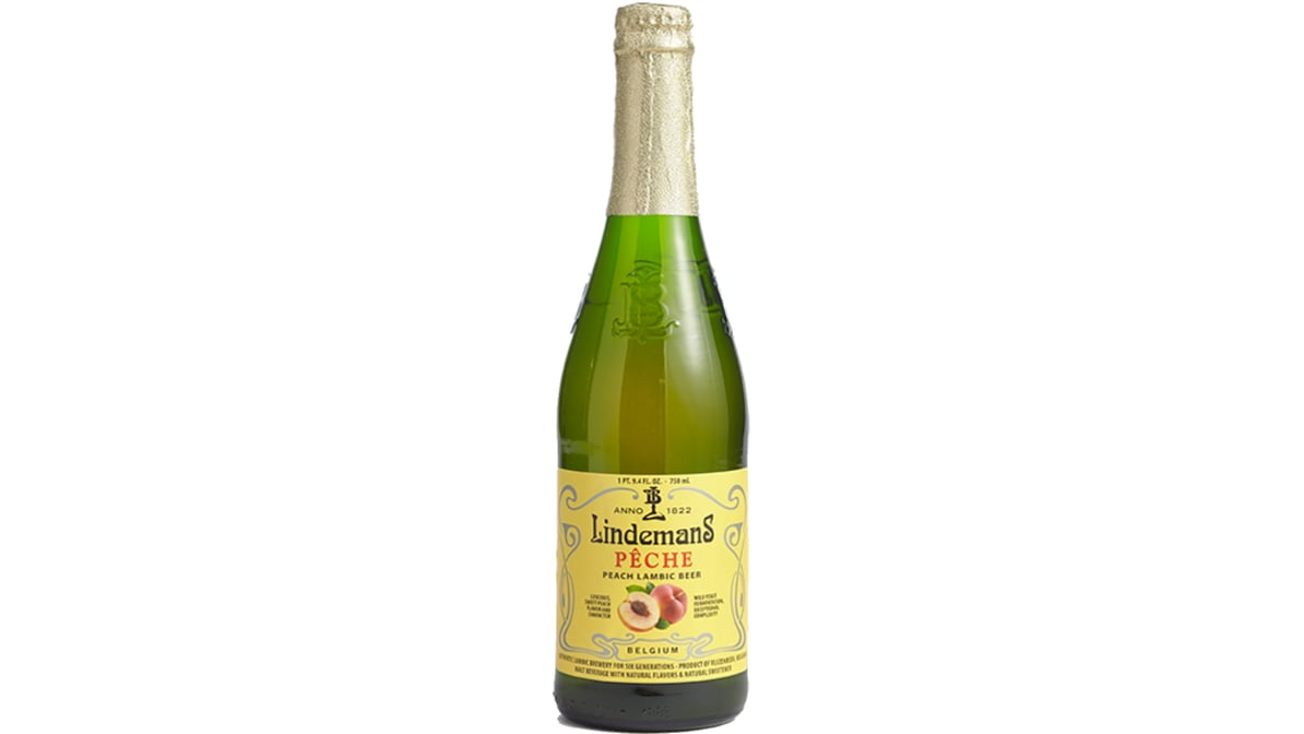 Lindeman's Peche Lambic Beer Bottle (750 ml)