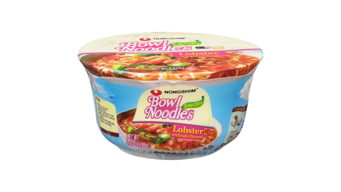 Nongshim Lobster Savory Bowl Noodle Soup (3.03 oz)