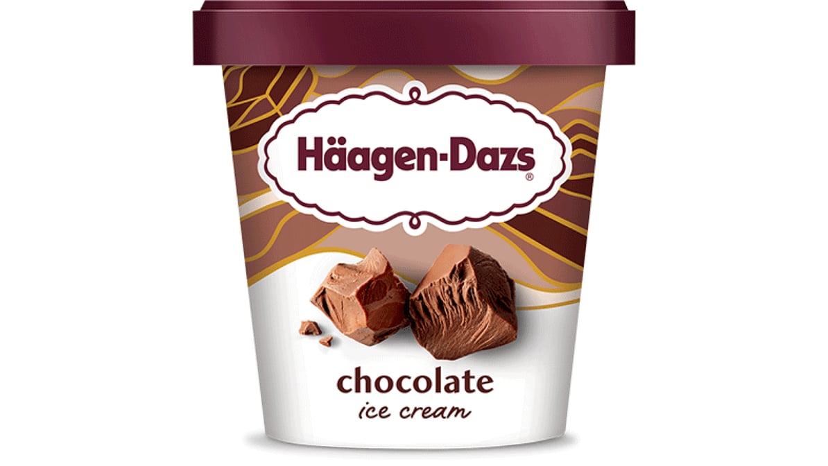 Haagen-Dazs Chocolate Ice Cream Cup (4 oz)