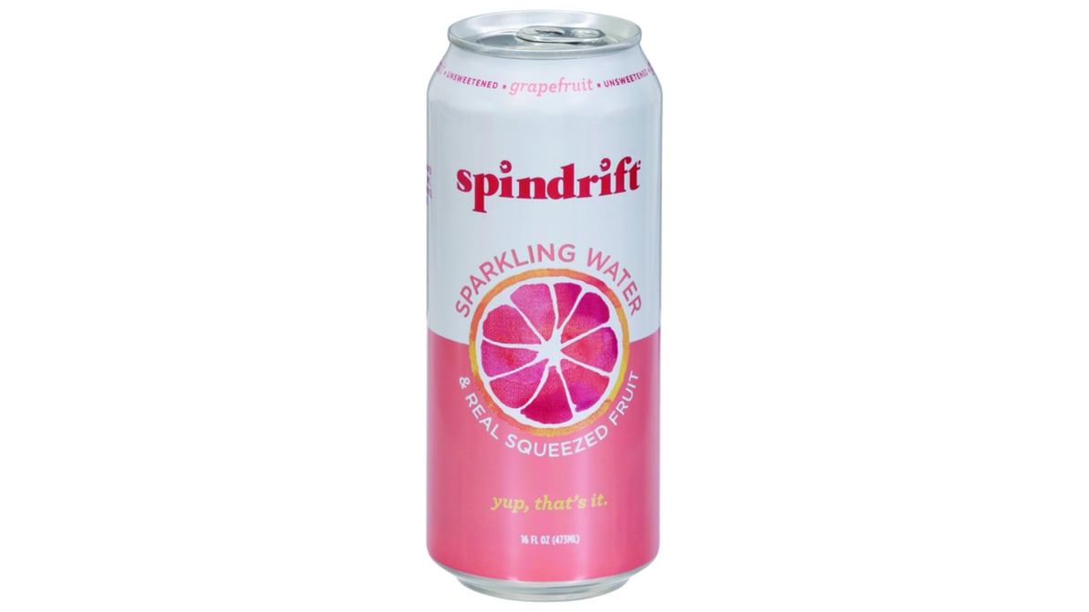 Spindrift Unsweetened Grapefruit Sparkling Water (16 oz)