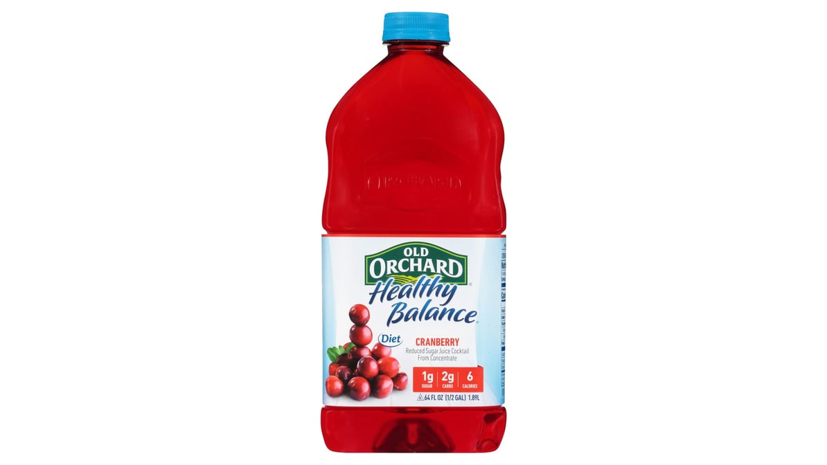Old Orchard Healthy Balance Diet Juice Cranberry (64 oz)