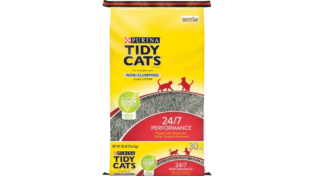 Purina Tidy Cats Non Clumping Multi Cat Litter 24/7 Performance (30 lb)