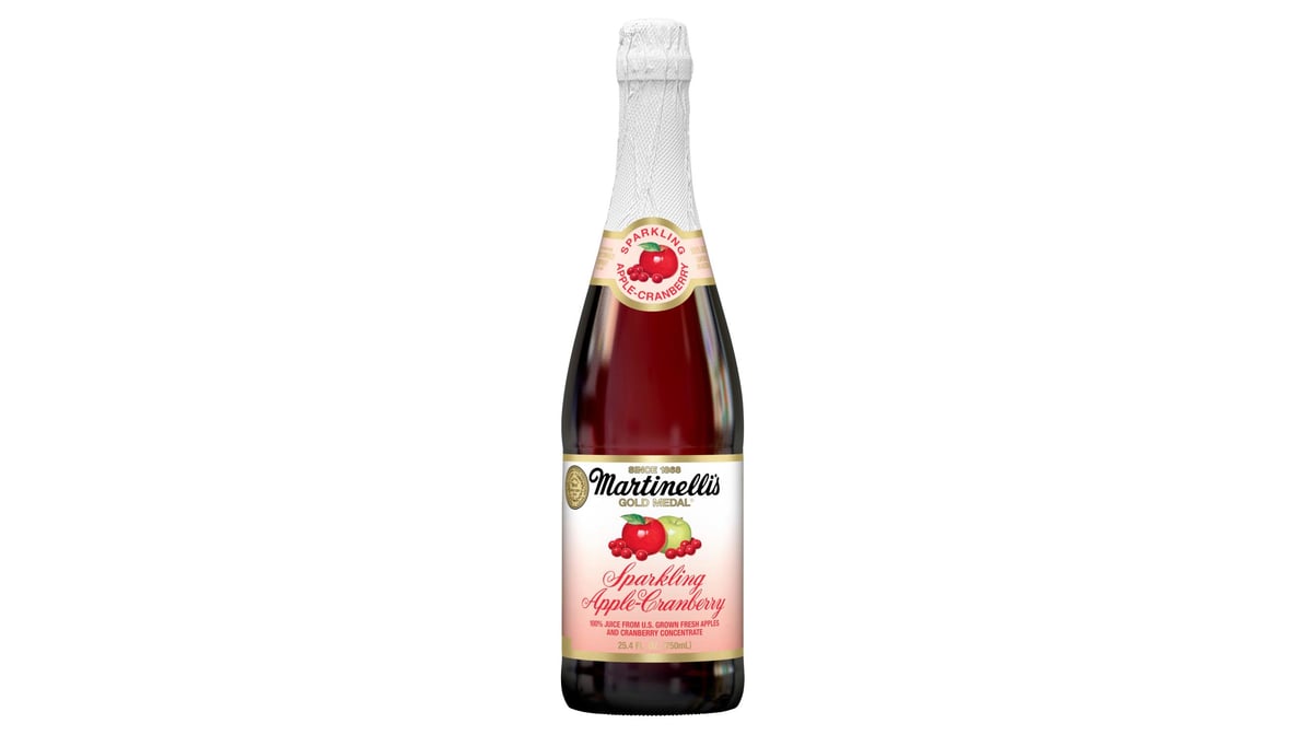 Martinelli's Gold Medal Sparkling Juice Apple Cranberry (25.4 oz)