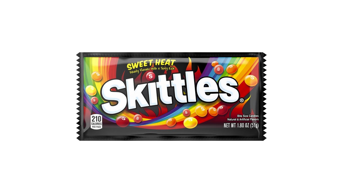 Skittles Sweet Heat Candies Bag (1.8 oz)