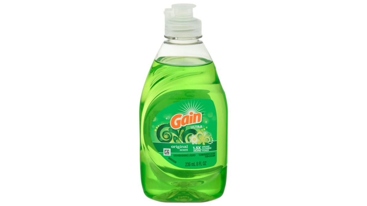 Gain Ultra Original Dishwashing Liquid Soap (8 oz)
