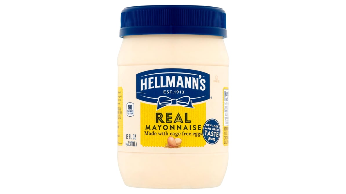 Hellmann's and Best Foods Real Mayonnaise Jar (15 oz)