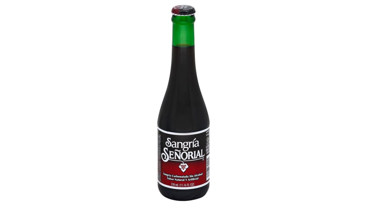 Senorial Non-Alcoholic Sangria Flavored Soda Bottle (11.16 oz)