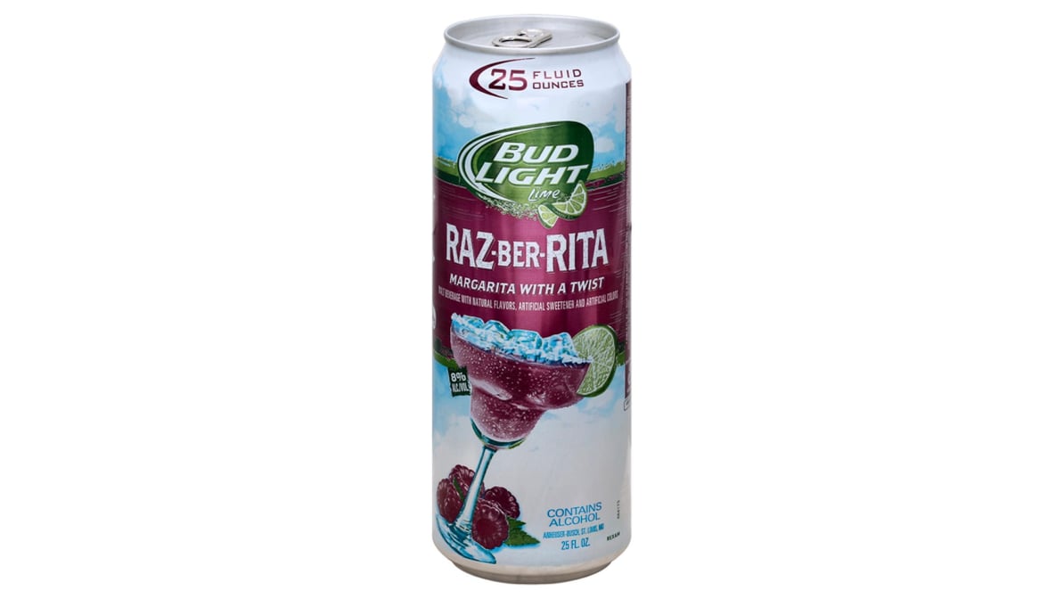 Bud Light Lime Raz-Ber-Rita Magarita Can (25 oz)