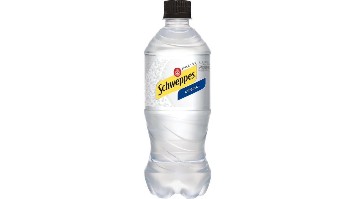 Schweppes Sparkling Water Original Bottle (20 oz)