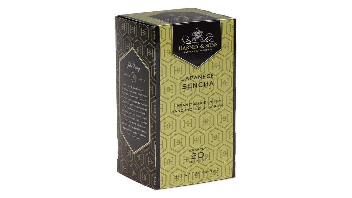 Harney & Sons Japanese Sencha Premium Green Tea Bags (20 ct)