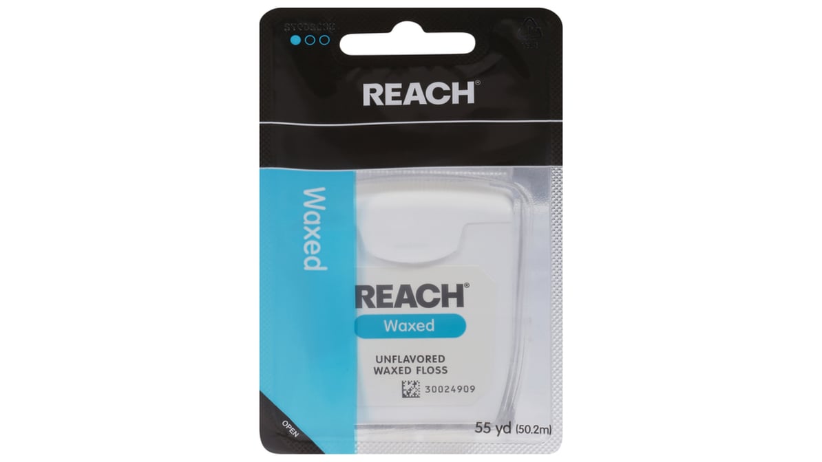 Reach Unflavored Waxed Dental Floss