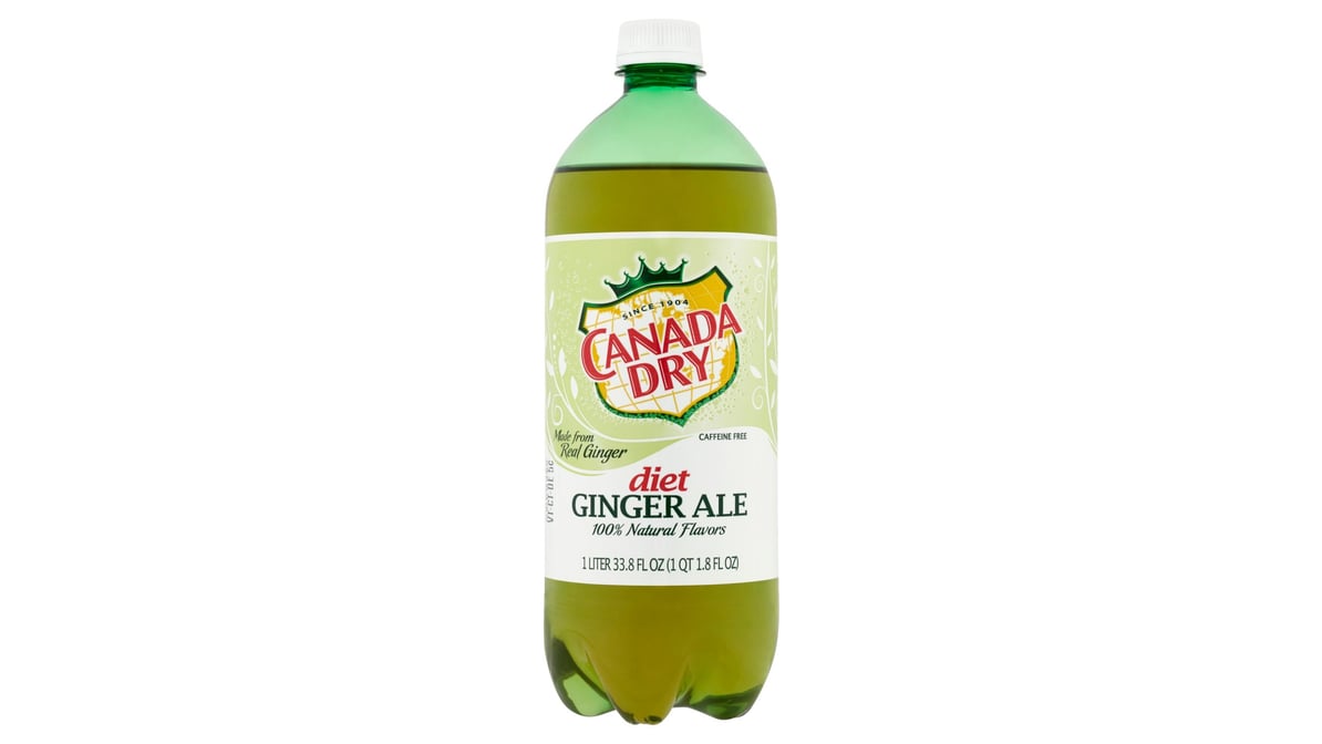 Canada Dry Diet Ginger Ale Soda (33.8 oz)