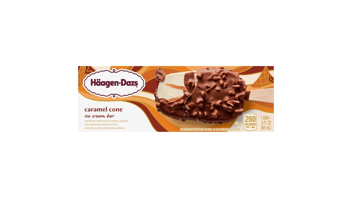 Haagen-Dazs Caramel Cone Ice Cream Bar (3 oz)