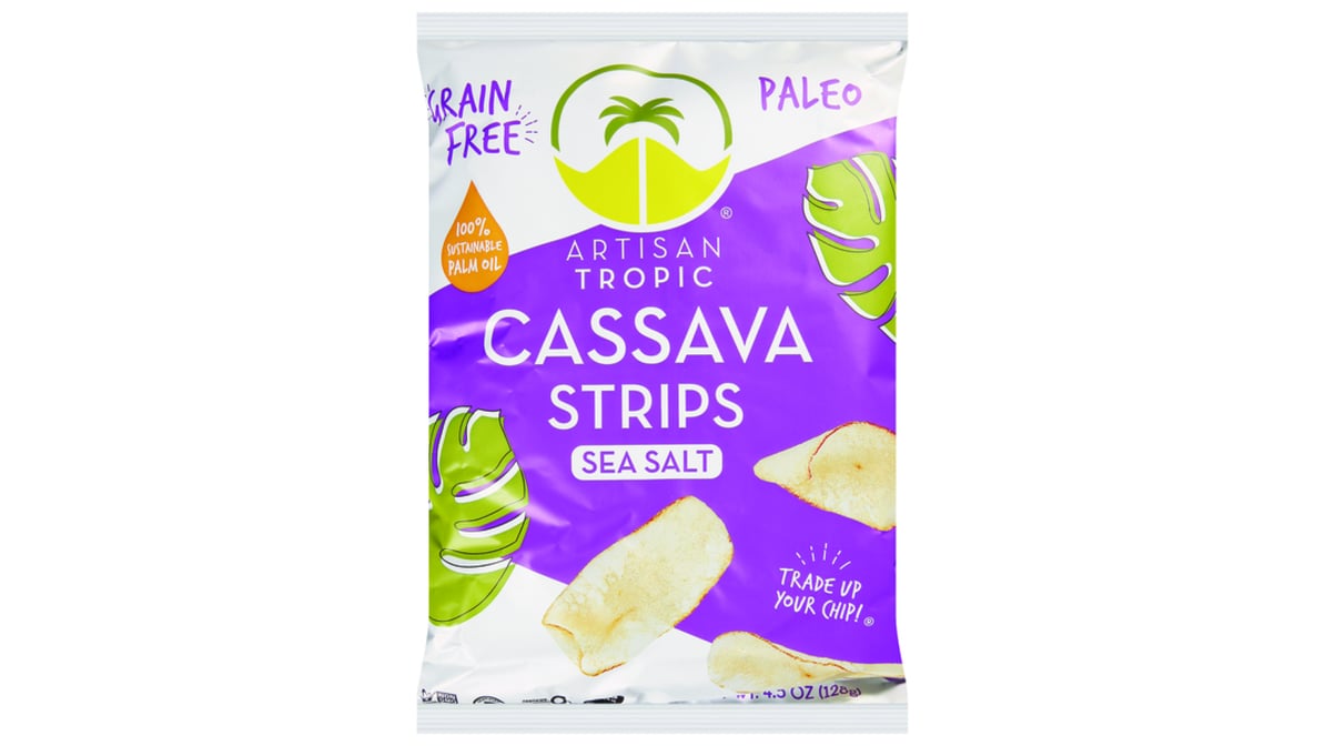 Artisan Tropic Grain Free Sea Salt Cassava Strips (4.5 oz)