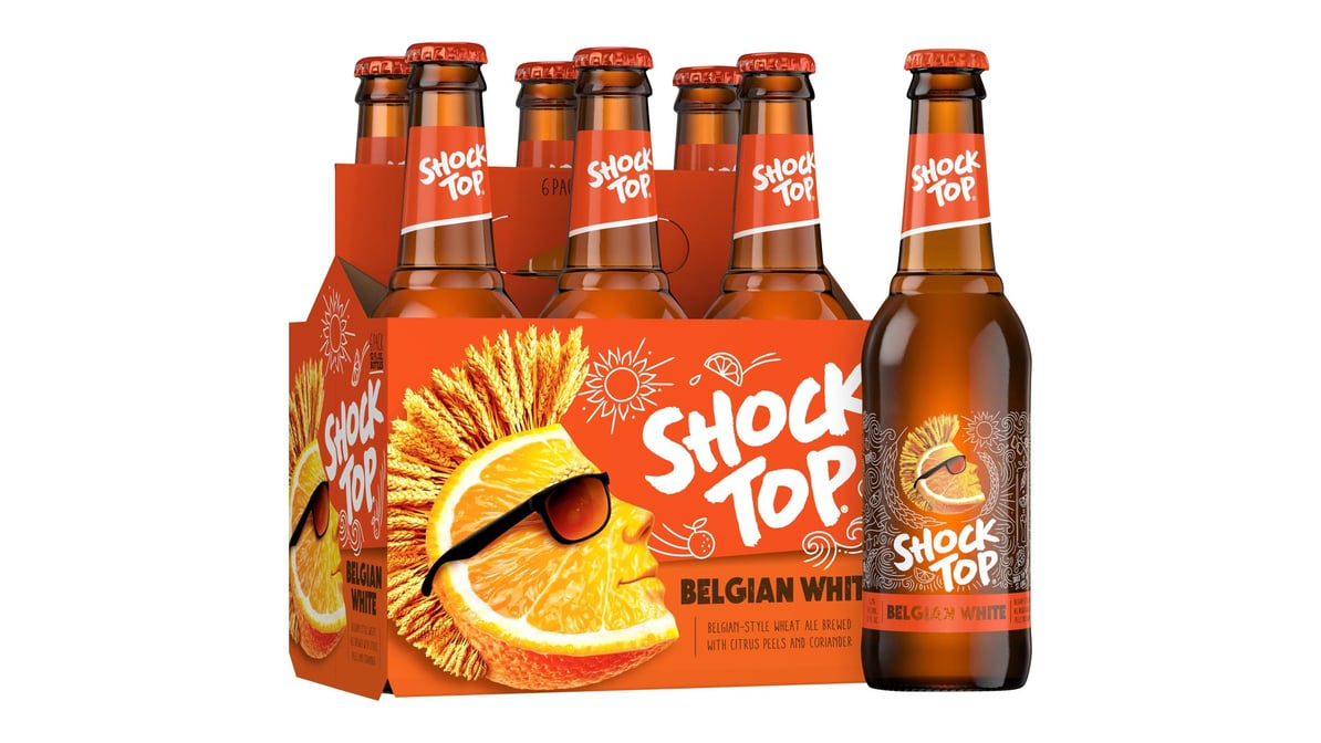 Shock Top Belgian White Wheat Ale Bottle (12 oz x 6 ct)