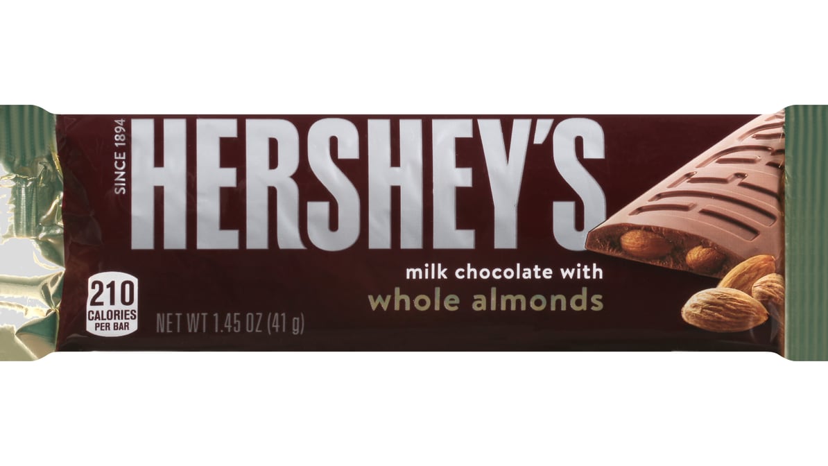Hershey's Whole Almonds Milk Chocolate Bar (1.45 oz)