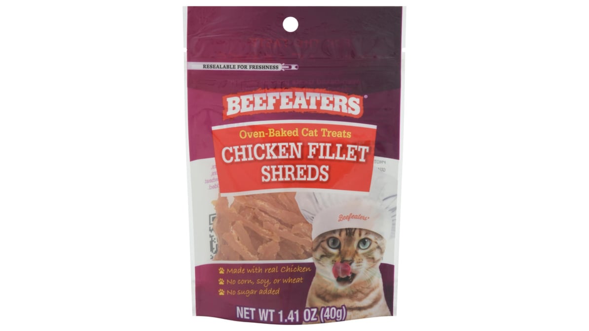 Beefeater Oven Baked Cat Treats Chicken Fillet Shreds (1.41 oz)