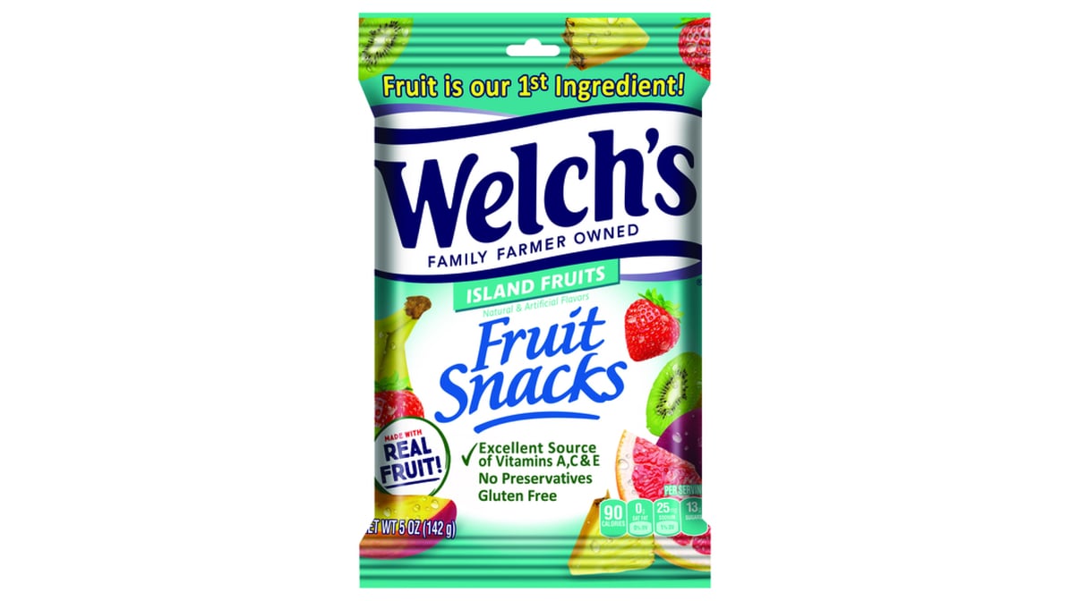 Welch's Gluten Free Fruit Snacks Island Fruits Gummies (5 oz)
