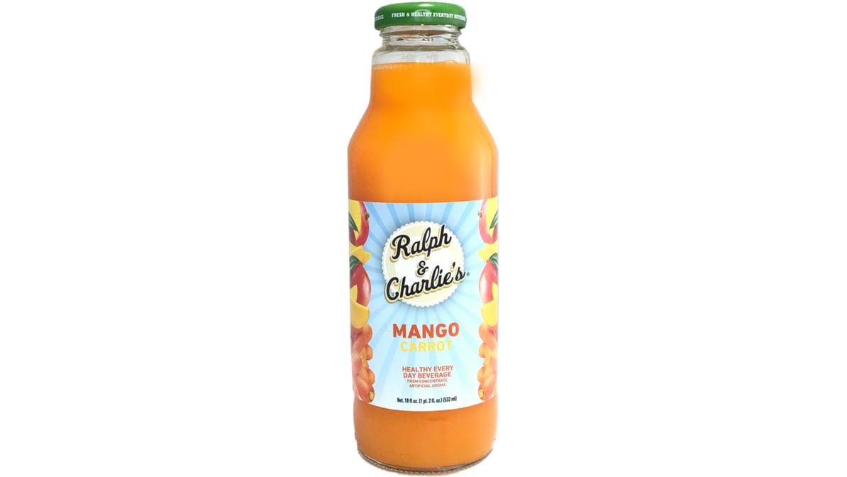 Ralph & Charlie's Juice Mango Carrot Bottle (18 oz)
