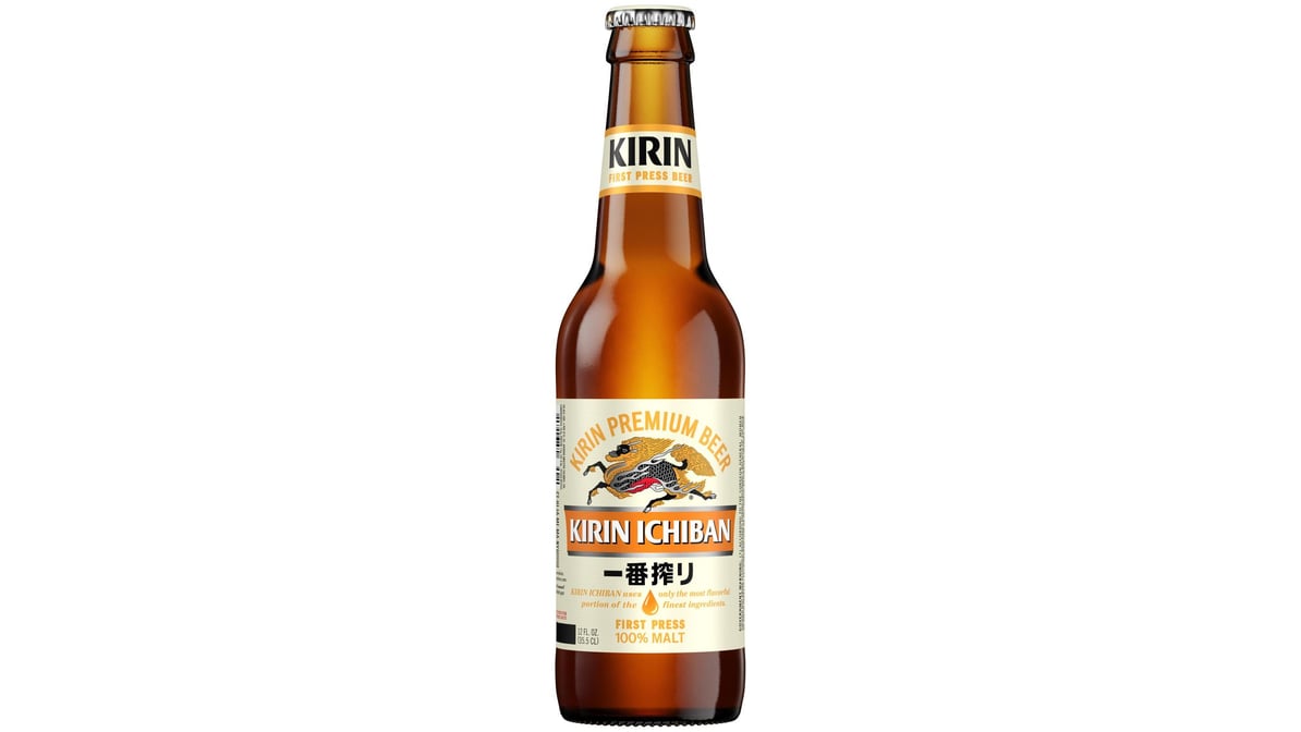 Kirin Ichiban Premium Beer Bottle (12 oz)