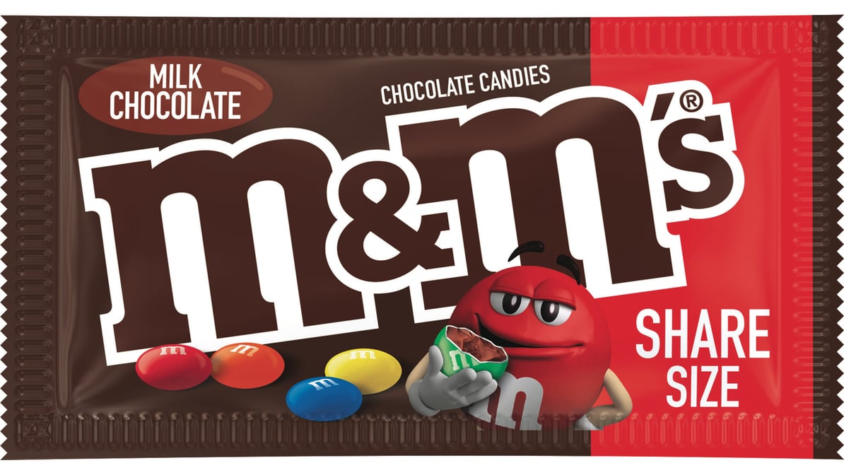 M&M's Share Size Milk Chocolate Candies (3.14 oz)