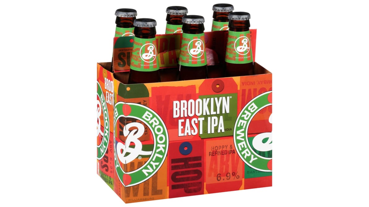 Brooklyn Brewery East IPA Beer (12 oz x 6 ct)