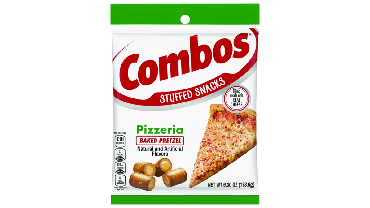 Combos Stuffed Snacks Pizzeria Baked Pretzels (6.3 oz)