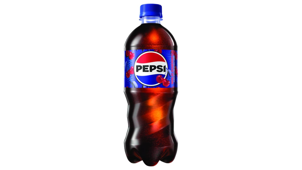 Pepsi Wild Cherry Soda Bottle (20 oz)
