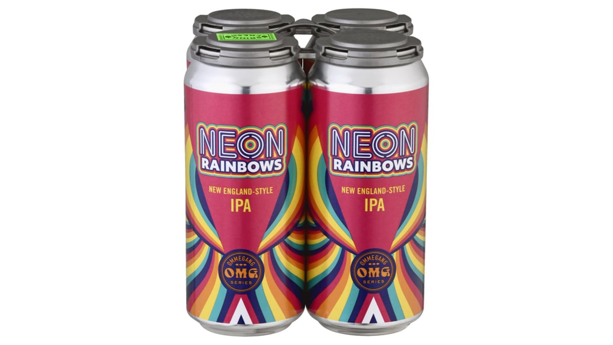 Ommegang Brewery Neon Rainbows New England Style IPA Can (16 oz x 4 ct)