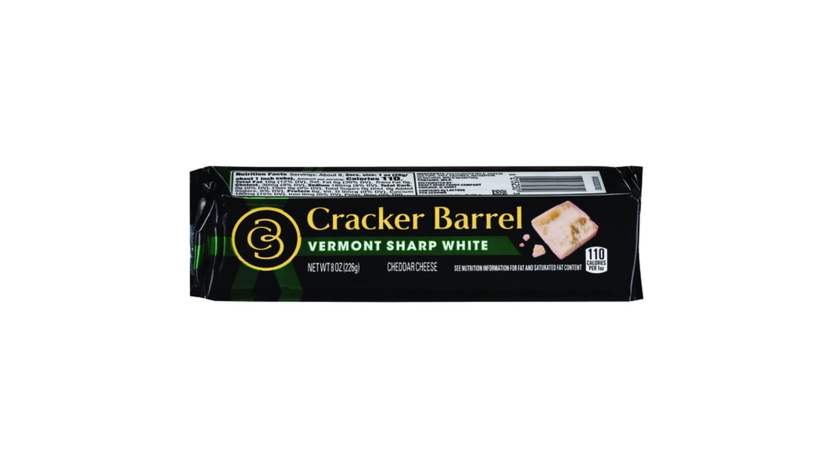 Cracker Barrel Vermont White Cheddar Cheese (8 oz)