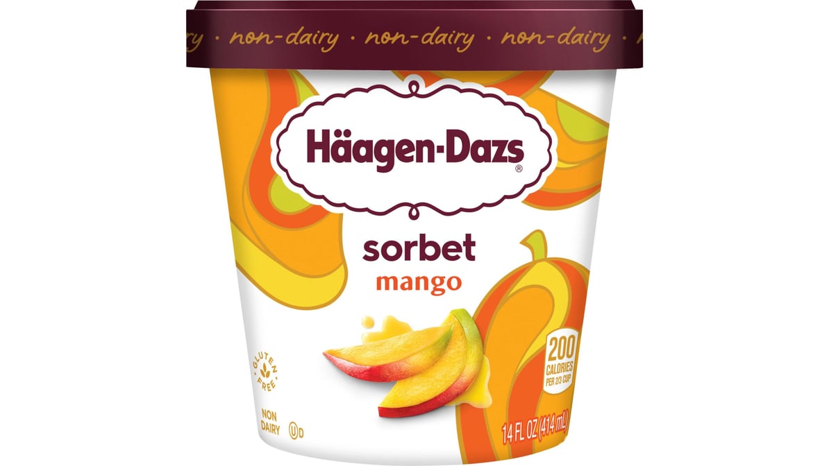 Haagen-Dazs Mango Sorbet (14 oz)