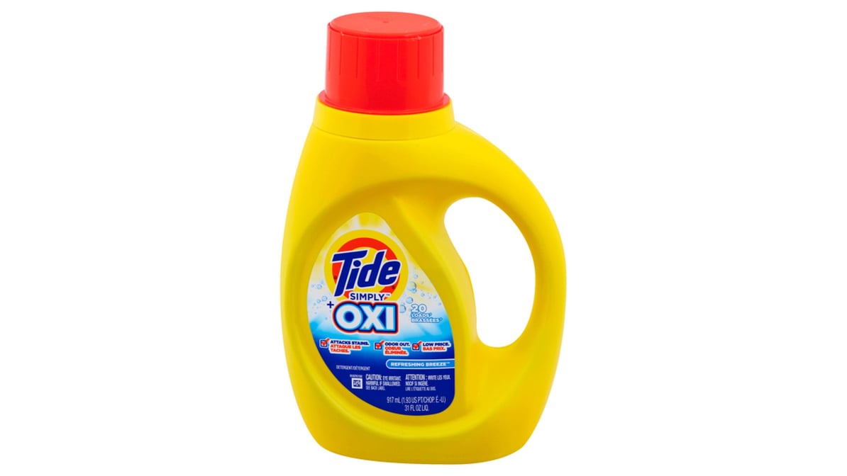 Tide Simply + Oxi Refreshing Breeze Liquid Laundry Detergent (31 oz)