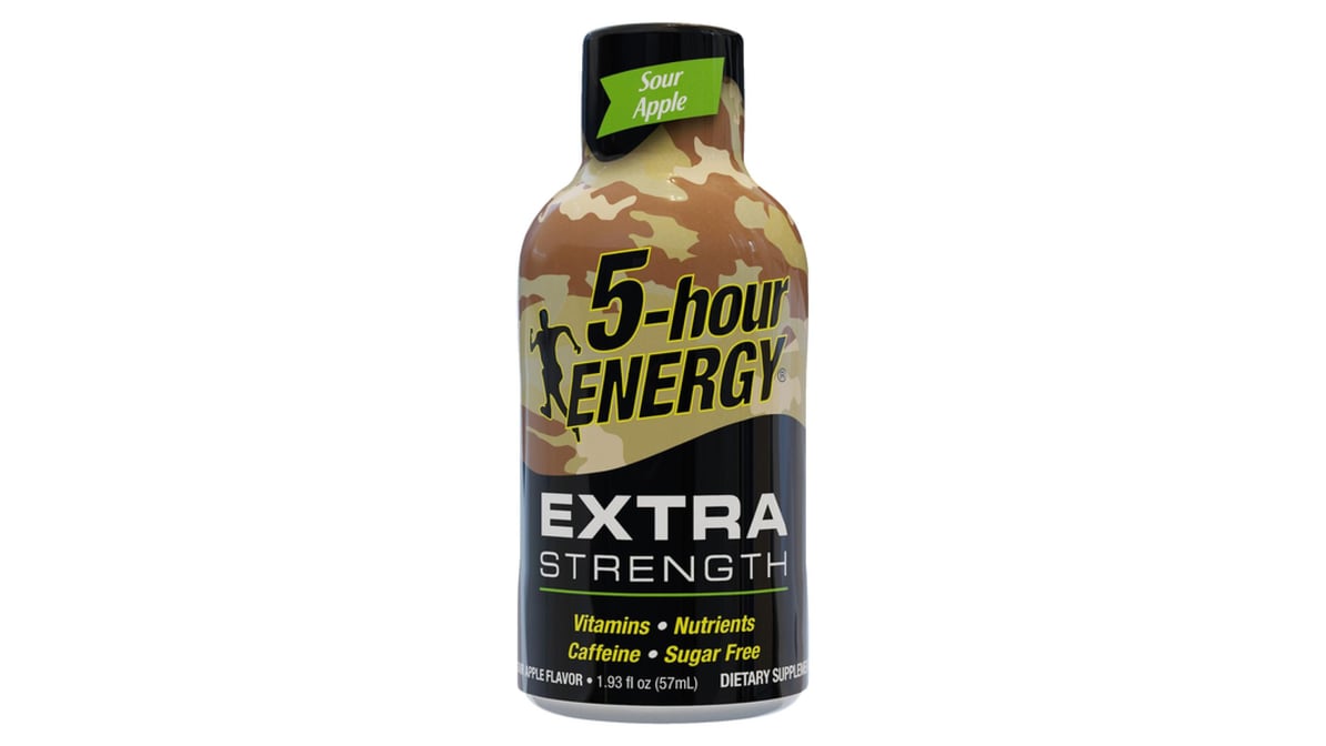 5-hour ENERGY Shot Sour Apple Flavor Extra Strength Energy (1.93 oz)