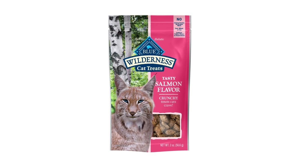 Blue Buffalo Wilderness Crunchy Cat Treats Salmon Bag (2 oz)