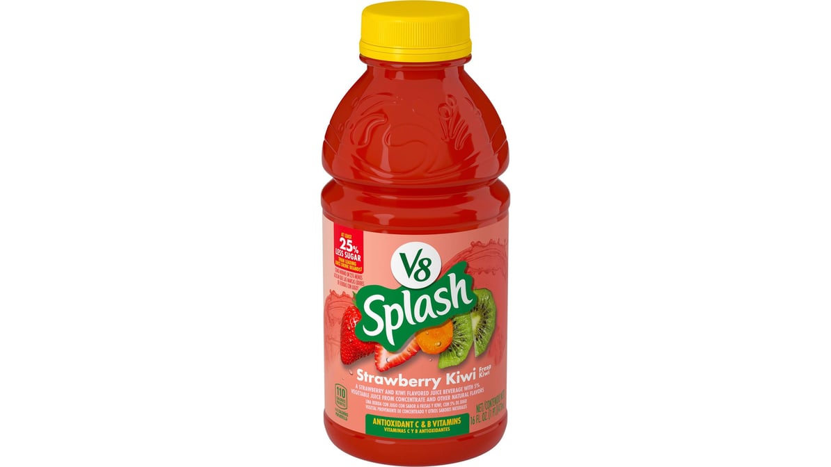 V8 Splash Strawberry Kiwi Juice (16 oz)