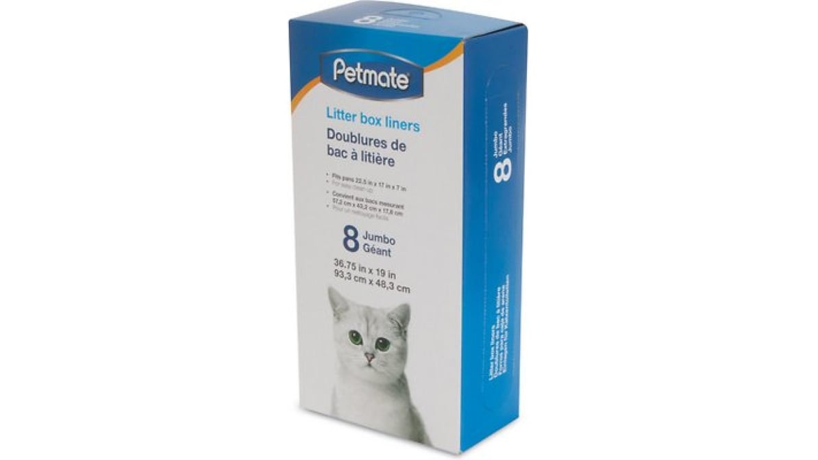 Petmate Litter Box Cat Liners Jumbo (8 ct)